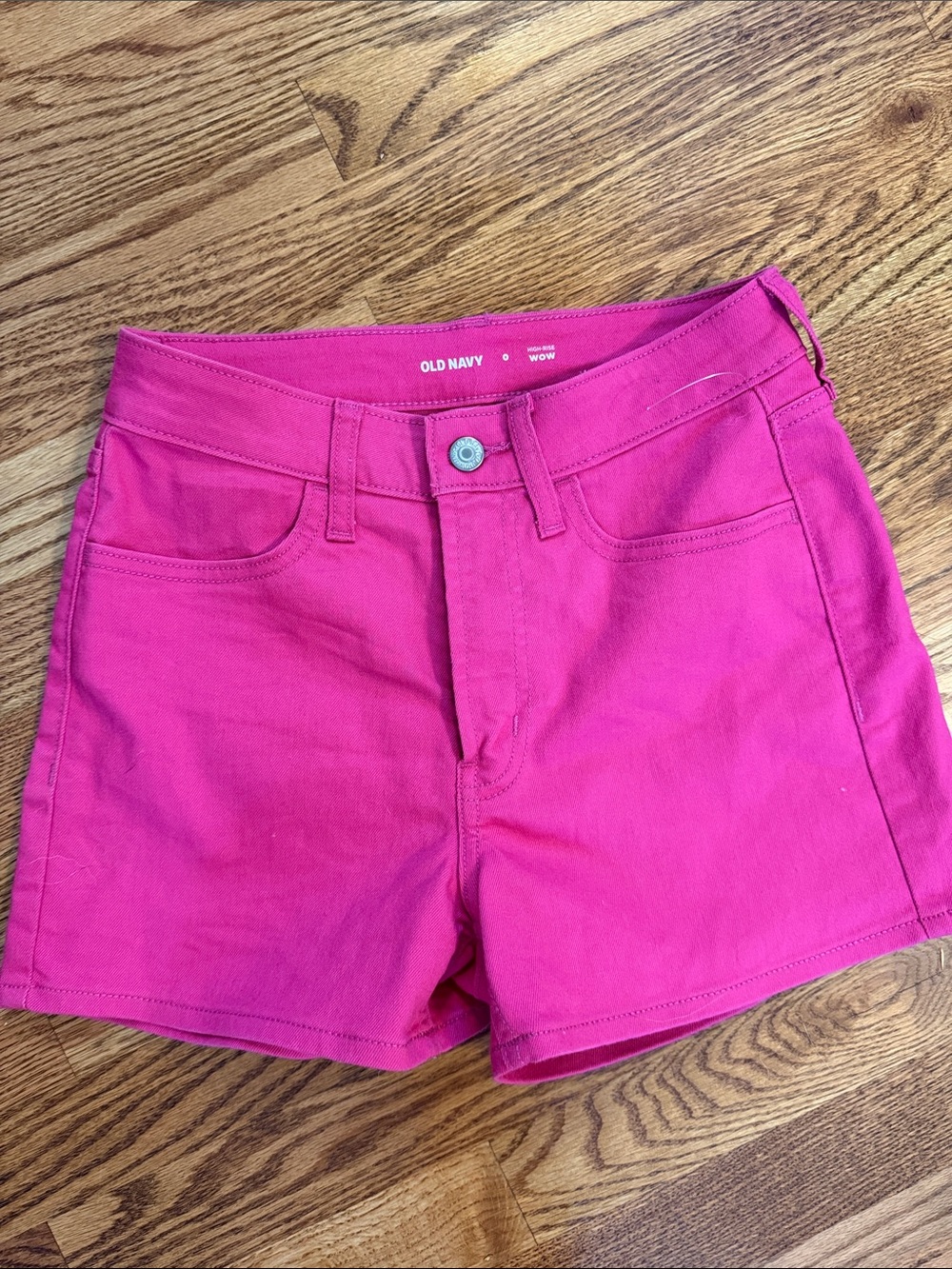 Old Navy Bright Pink Denim Shorts